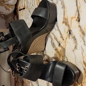 Jessica Simpson Black Wedge